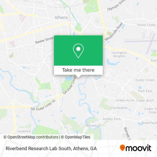 Riverbend Research Lab South map