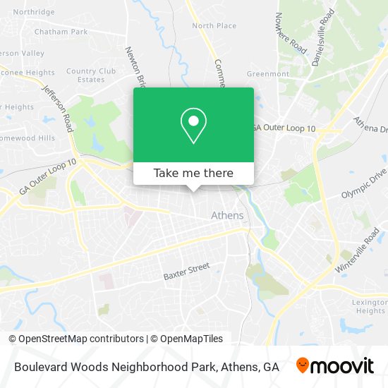 Mapa de Boulevard Woods Neighborhood Park