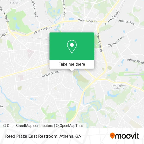 Reed Plaza East Restroom map