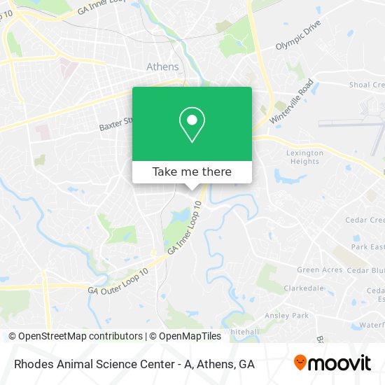 Mapa de Rhodes Animal Science Center - A