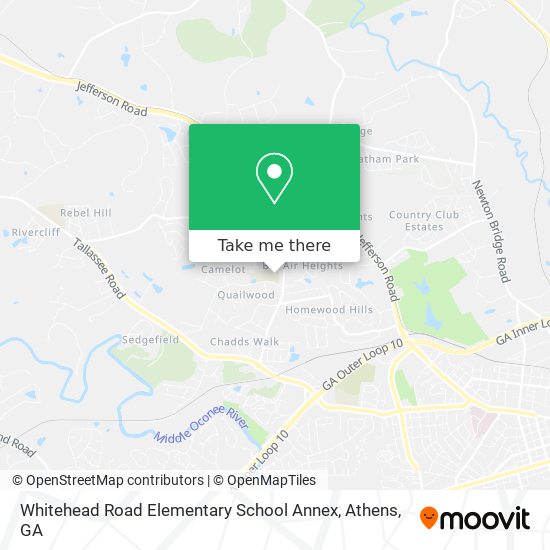 Whitehead Road Elementary School Annex map