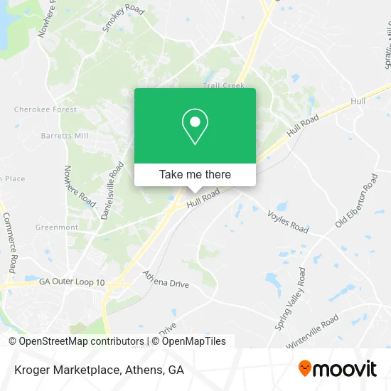 Kroger Marketplace map