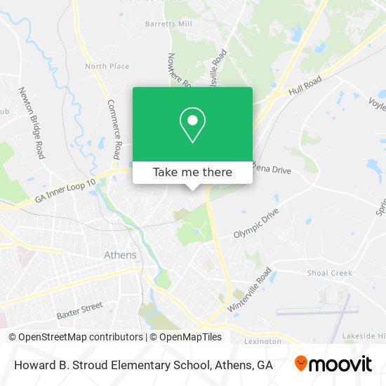 Howard B. Stroud Elementary School map