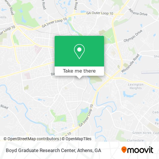 Boyd Graduate Research Center map