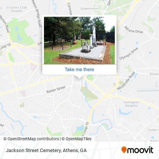 Mapa de Jackson Street Cemetery