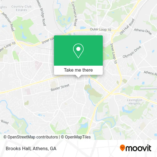 Brooks Hall map