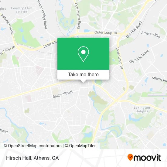 Hirsch Hall map