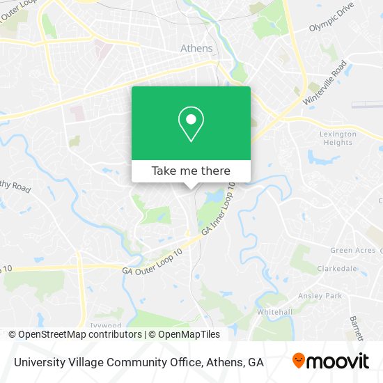 Mapa de University Village Community Office