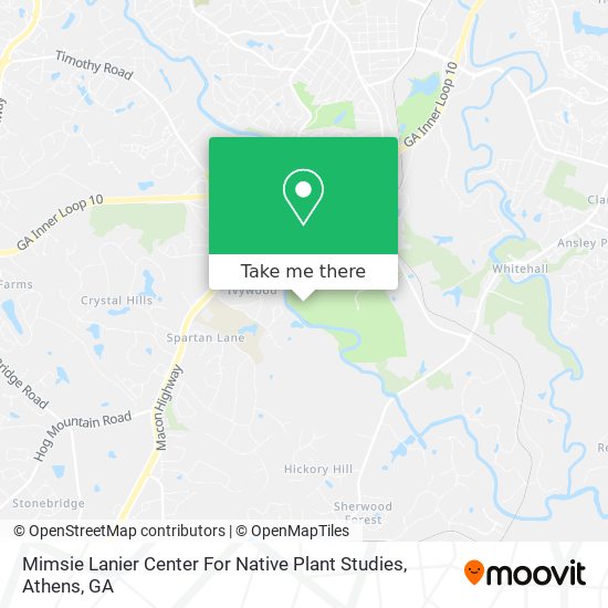 Mapa de Mimsie Lanier Center For Native Plant Studies