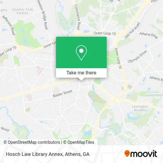 Hosch Law Library Annex map