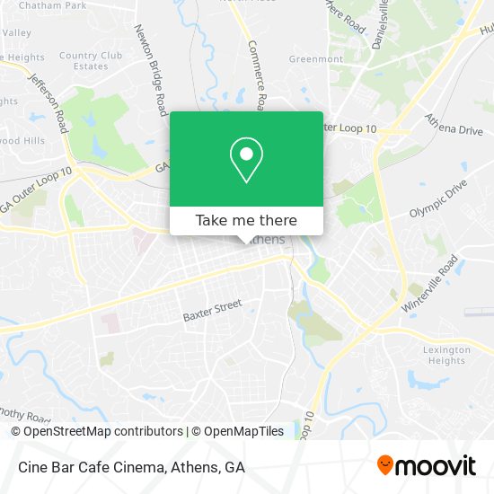Cine Bar Cafe Cinema map
