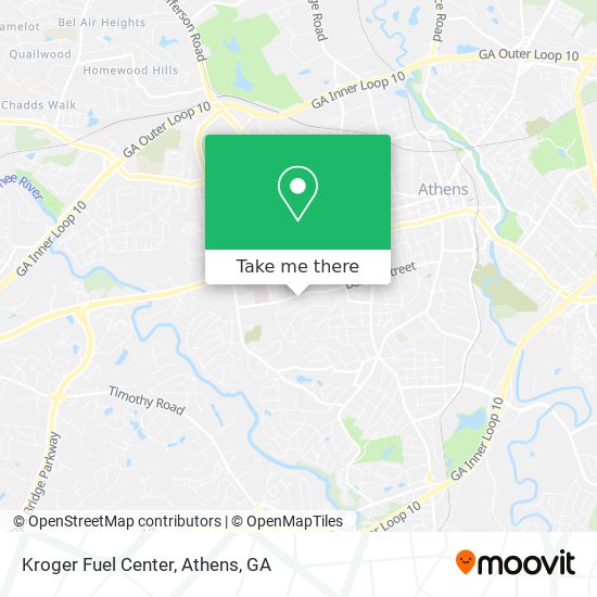 Mapa de Kroger Fuel Center