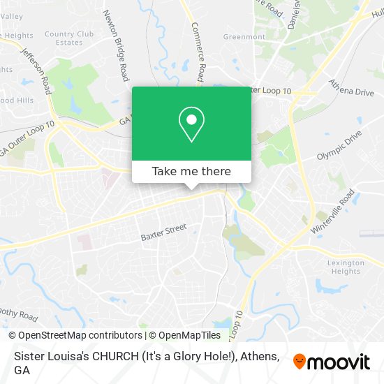 Sister Louisa's CHURCH (It's a Glory Hole!) map
