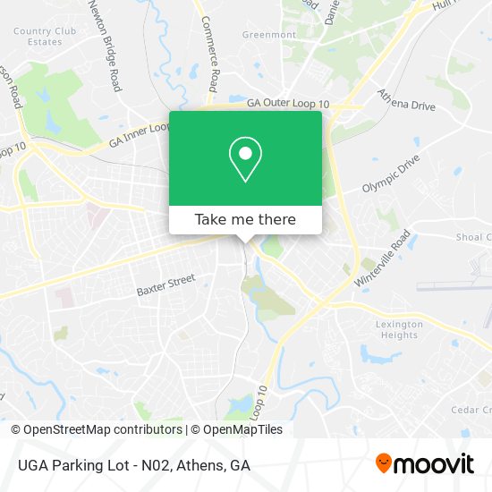 UGA Parking Lot - N02 map