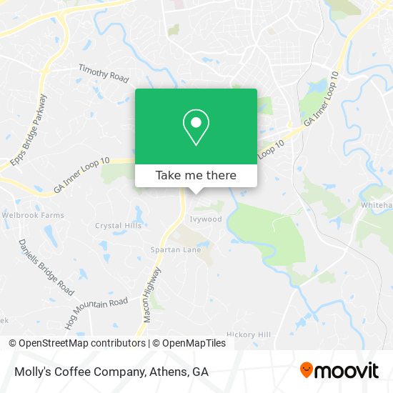 Mapa de Molly's Coffee Company