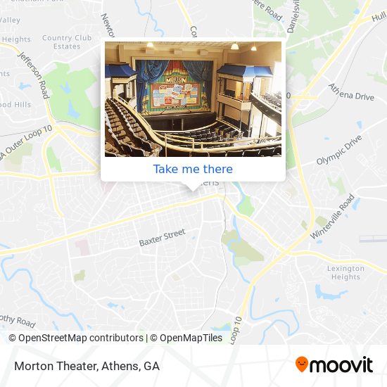 Morton Theater map