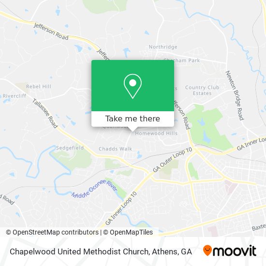 Mapa de Chapelwood United Methodist Church