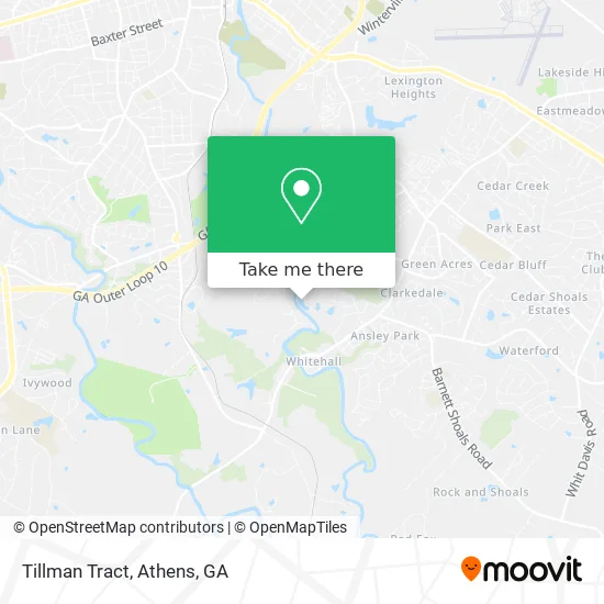Tillman Tract map