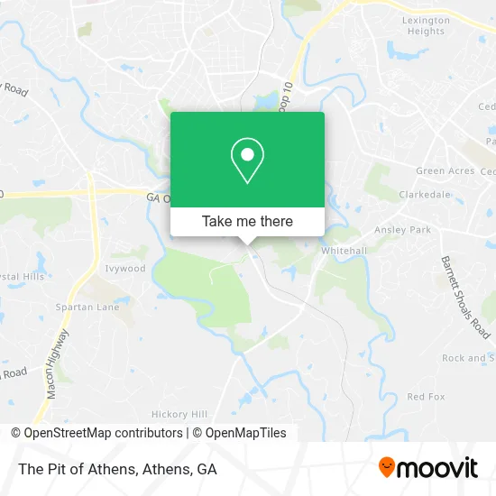 The Pit of Athens map