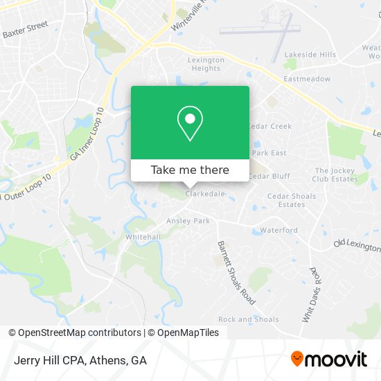 Mapa de Jerry Hill CPA