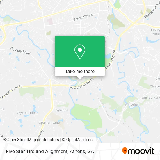 Mapa de Five Star Tire and Alignment