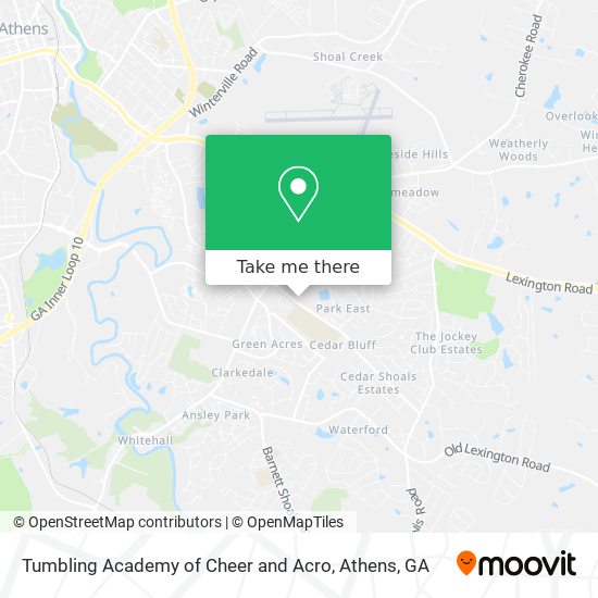 Tumbling Academy of Cheer and Acro map