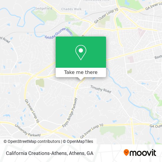 California Creations-Athens map