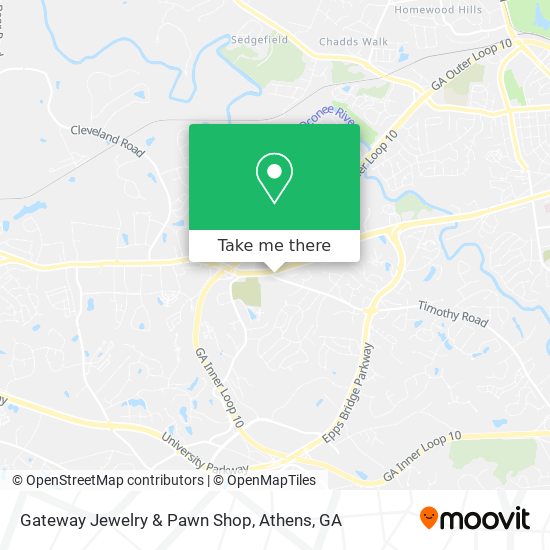 Gateway Jewelry & Pawn Shop map