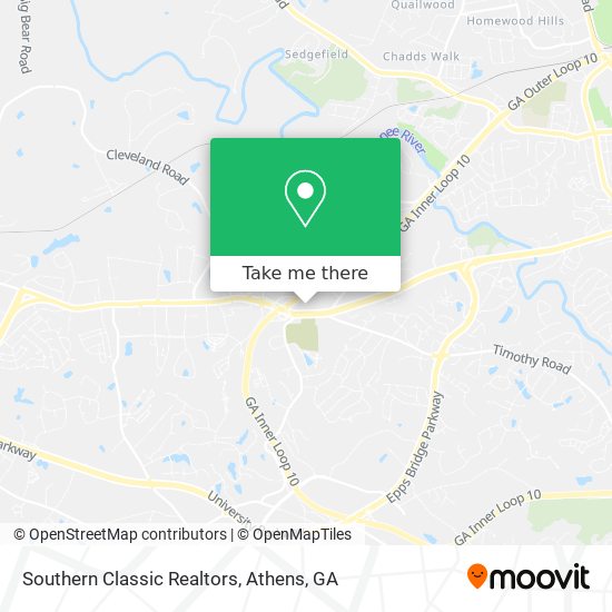 Southern Classic Realtors map