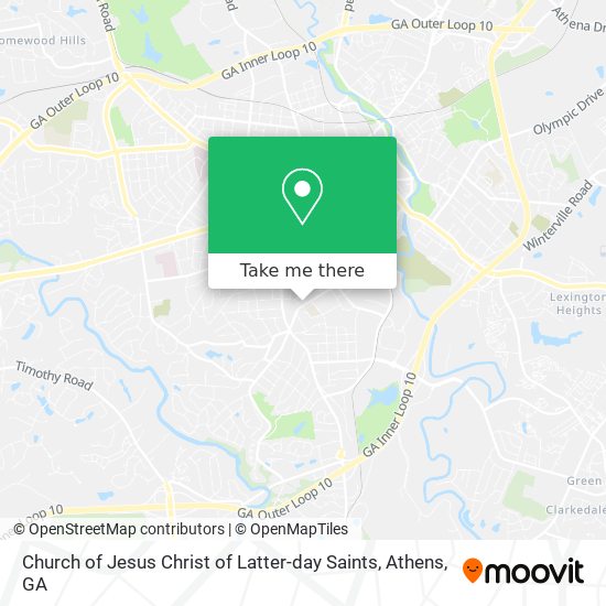 Church of Jesus Christ of Latter-day Saints map