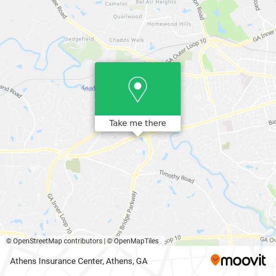 Athens Insurance Center map
