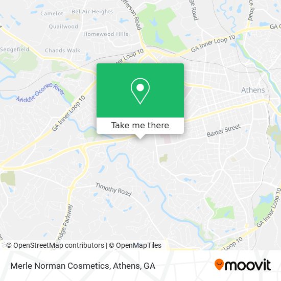 Merle Norman Cosmetics map