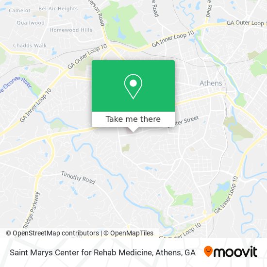 Mapa de Saint Marys Center for Rehab Medicine