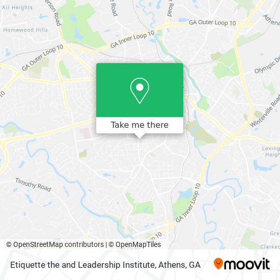 Etiquette the and Leadership Institute map
