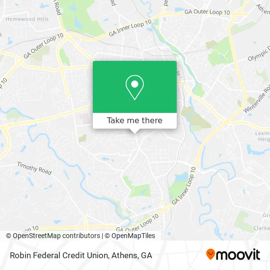Robin Federal Credit Union map