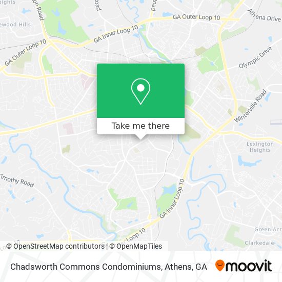 Mapa de Chadsworth Commons Condominiums