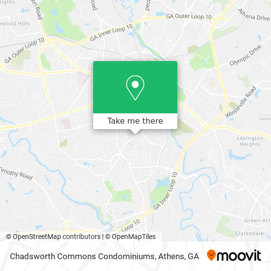 Chadsworth Commons Condominiums map
