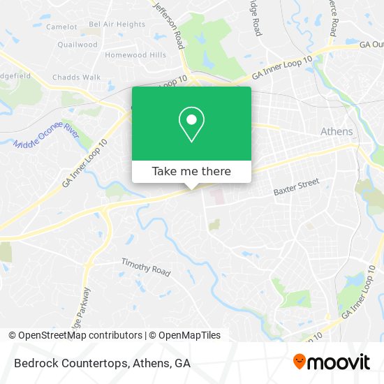 Mapa de Bedrock Countertops