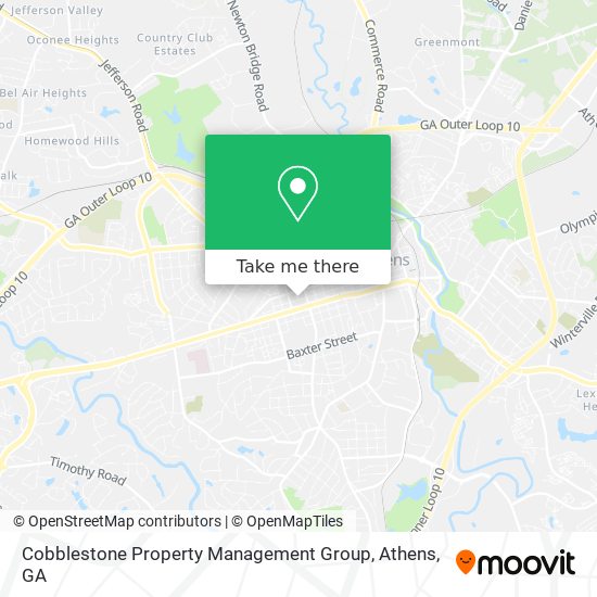 Mapa de Cobblestone Property Management Group