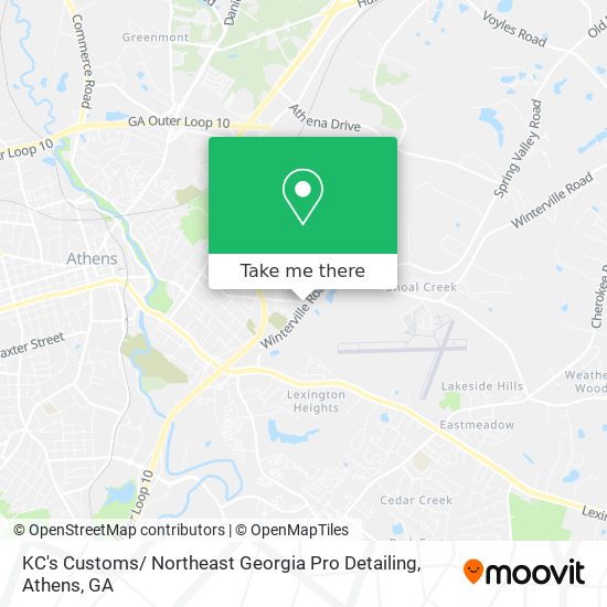 KC's Customs/ Northeast Georgia Pro Detailing map