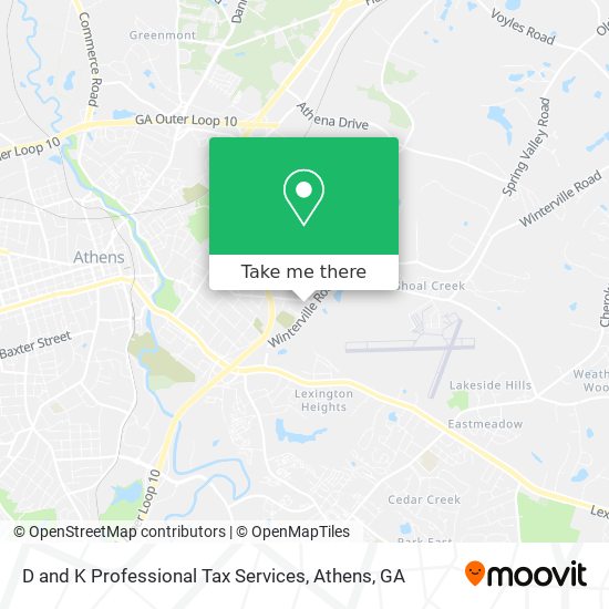 D and K Professional Tax Services map