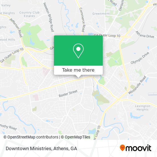 Mapa de Downtown Ministries