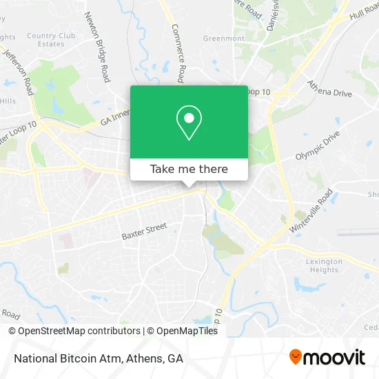 National Bitcoin Atm map