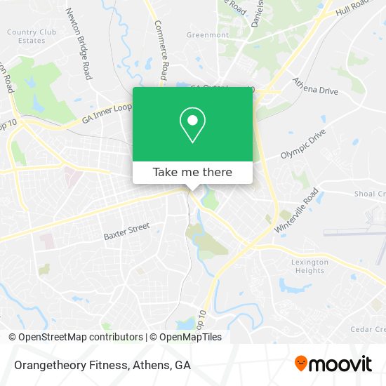 How to get to Orangetheory Fitness in Athens Clarke County by Bus