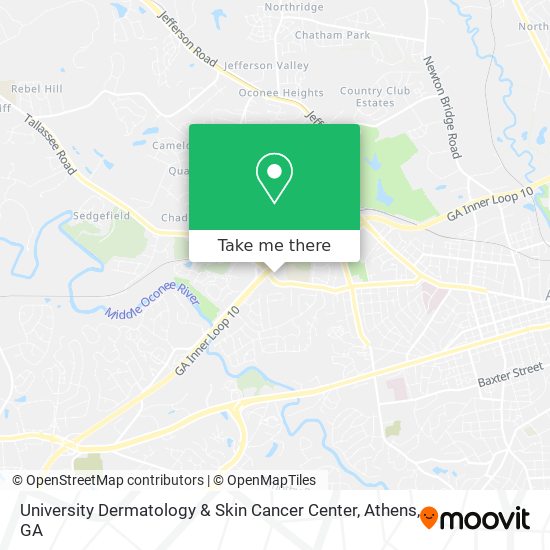 University Dermatology & Skin Cancer Center map