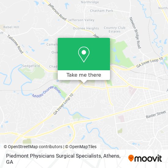 Mapa de Piedmont Physicians Surgical Specialists