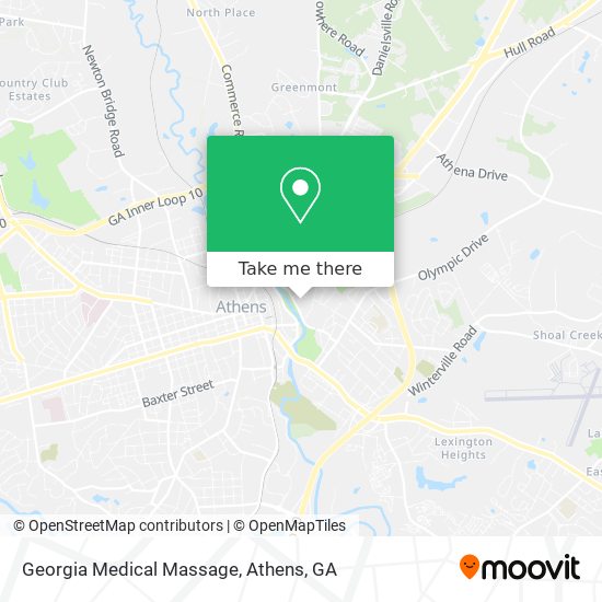 Mapa de Georgia Medical Massage