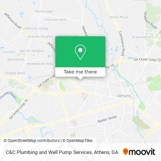 Mapa de C&C Plumbing and Well Pump Services