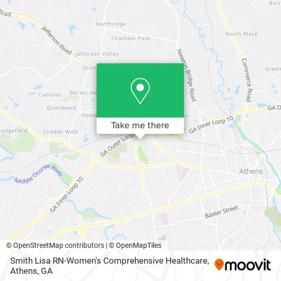 Smith Lisa RN-Women's Comprehensive Healthcare map