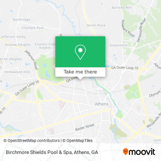 Mapa de Birchmore Shields Pool & Spa